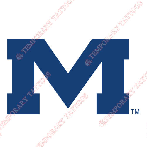 Mississippi Rebels Customize Temporary Tattoos Stickers NO.5115